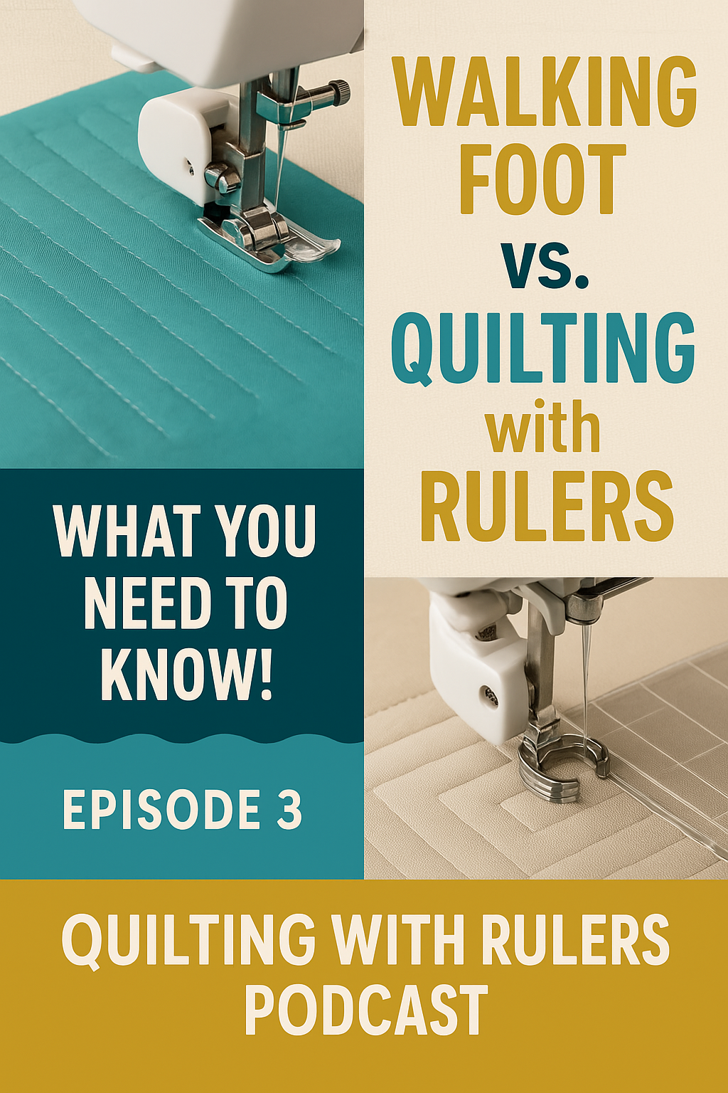 🧵 How to Use a Walking Foot for Quilting