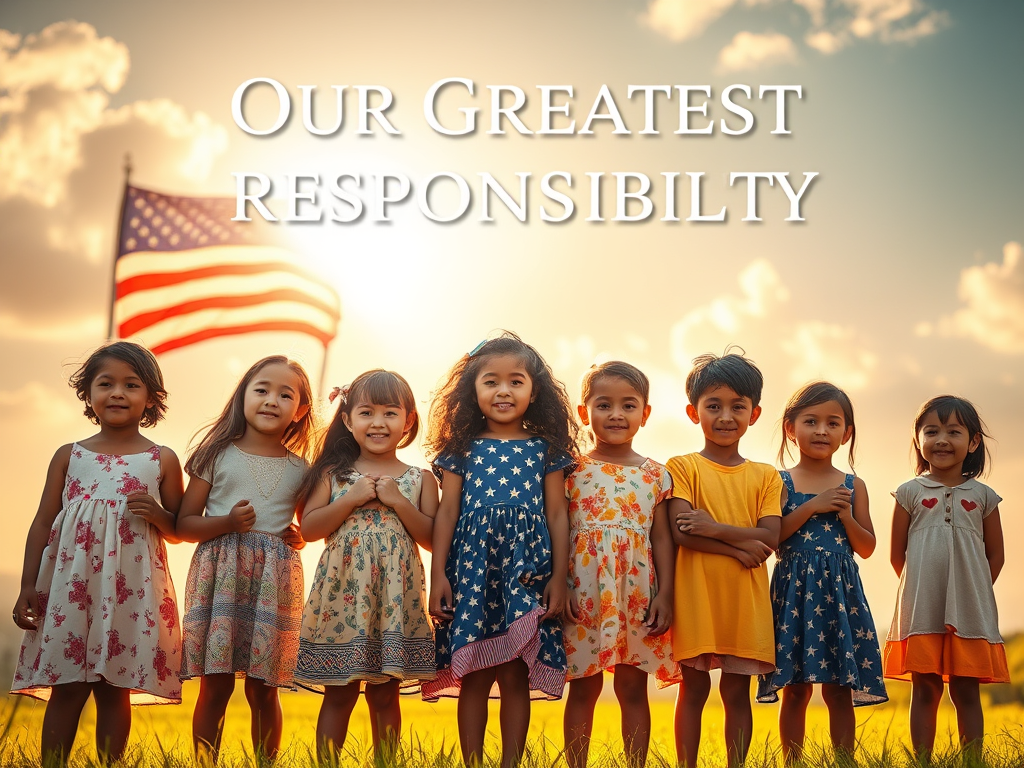 AMERICA’S CHILDREN – OUR GREATEST RESPONSIBILITY